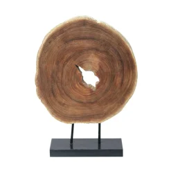 Abstract Teak Sculpture