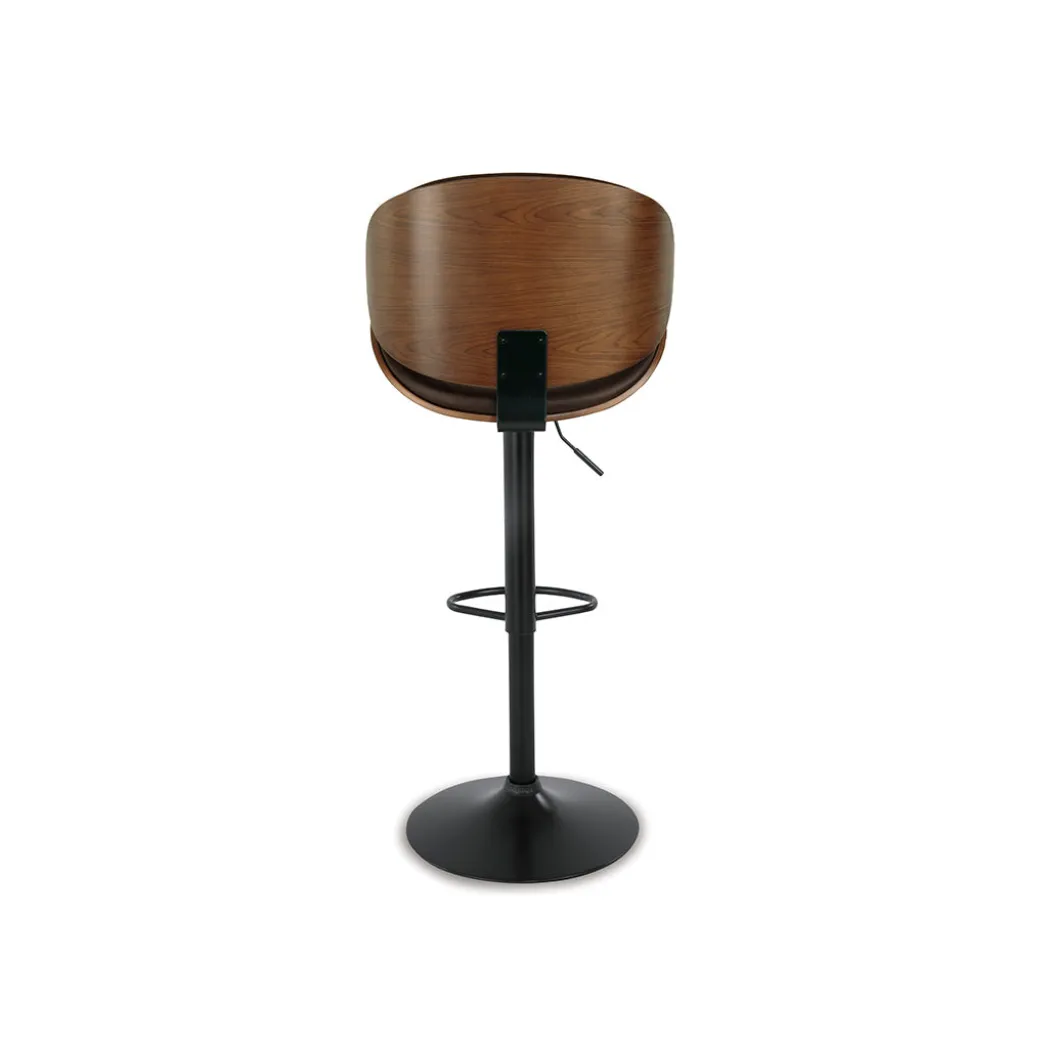 Adjustable Swivel Barstool - Black