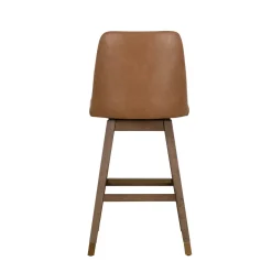Amelia Upholstered Swivel Stool