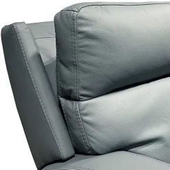 Ariel Leather Power Reclining Sectional with Heat & Massage