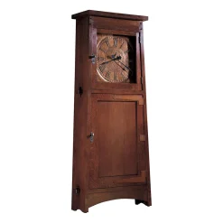 Asheville Clock with Strap Hinge