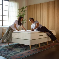 Avocado Green Mattress Foundation with Legs