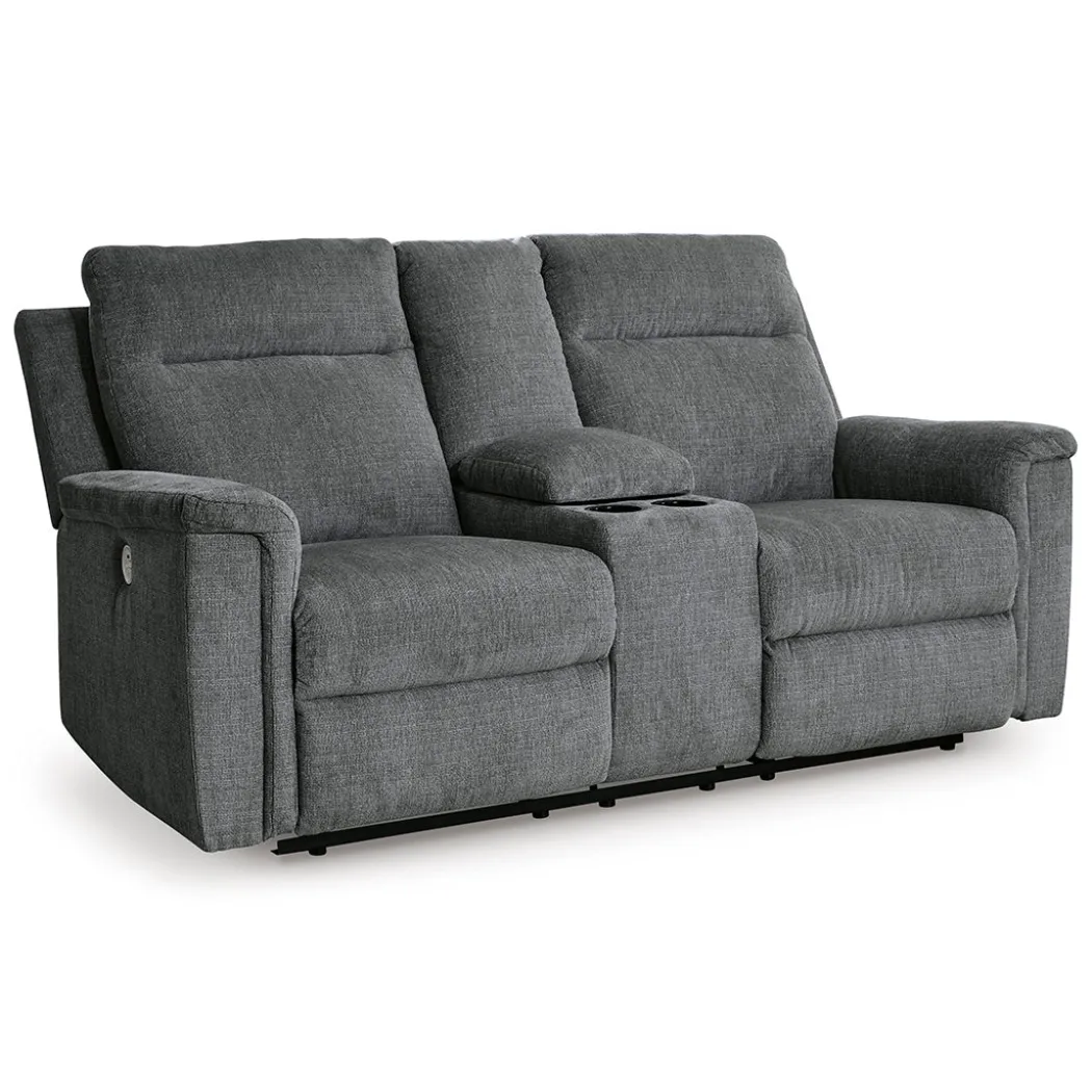 Barnsana Power Reclining Loveseat with Console