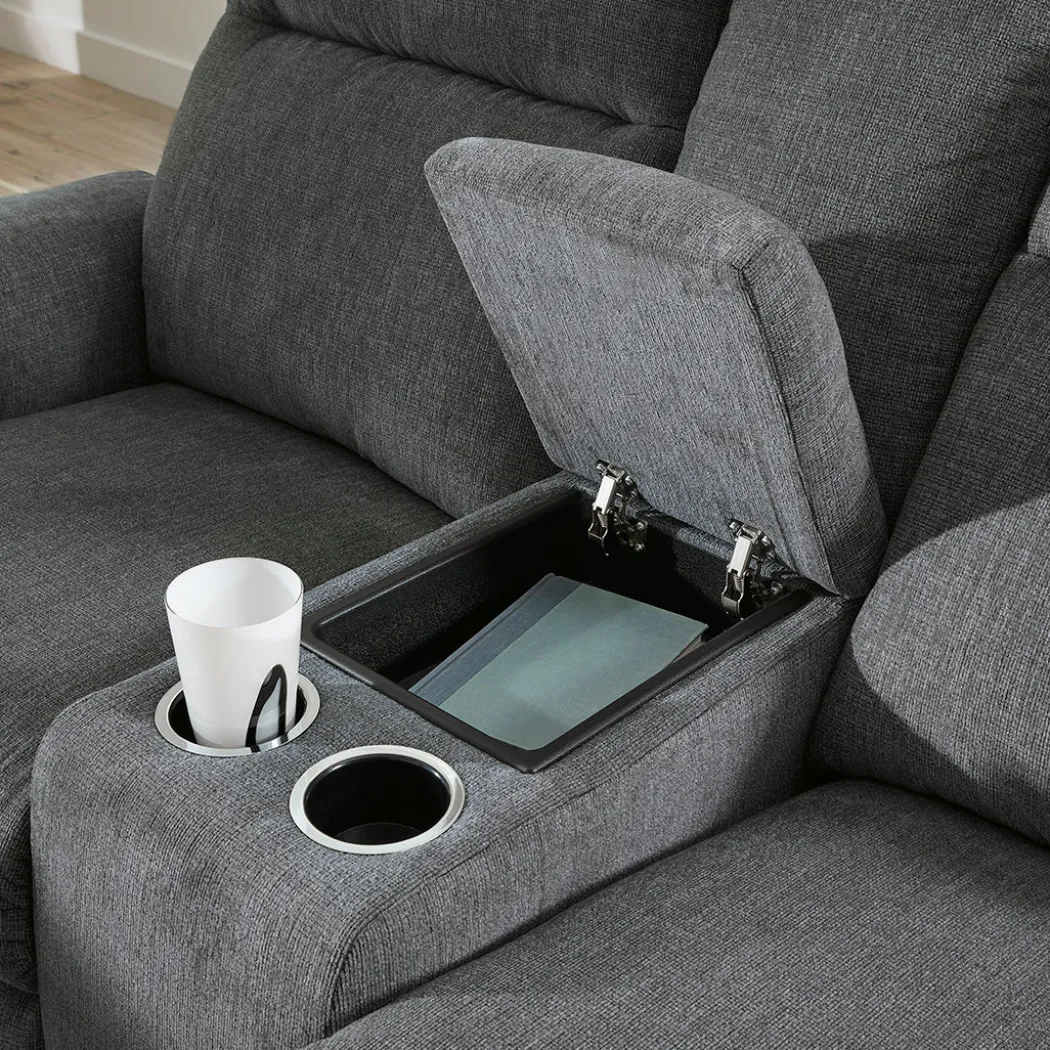 Barnsana Power Reclining Loveseat with Console