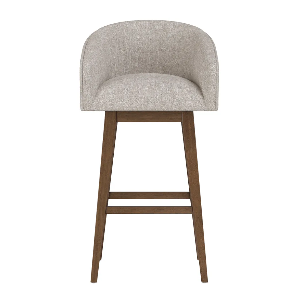 Barrel Bar Stool - Beige