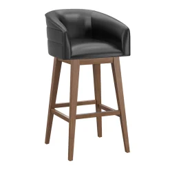 Barrel Bar Stool - Black