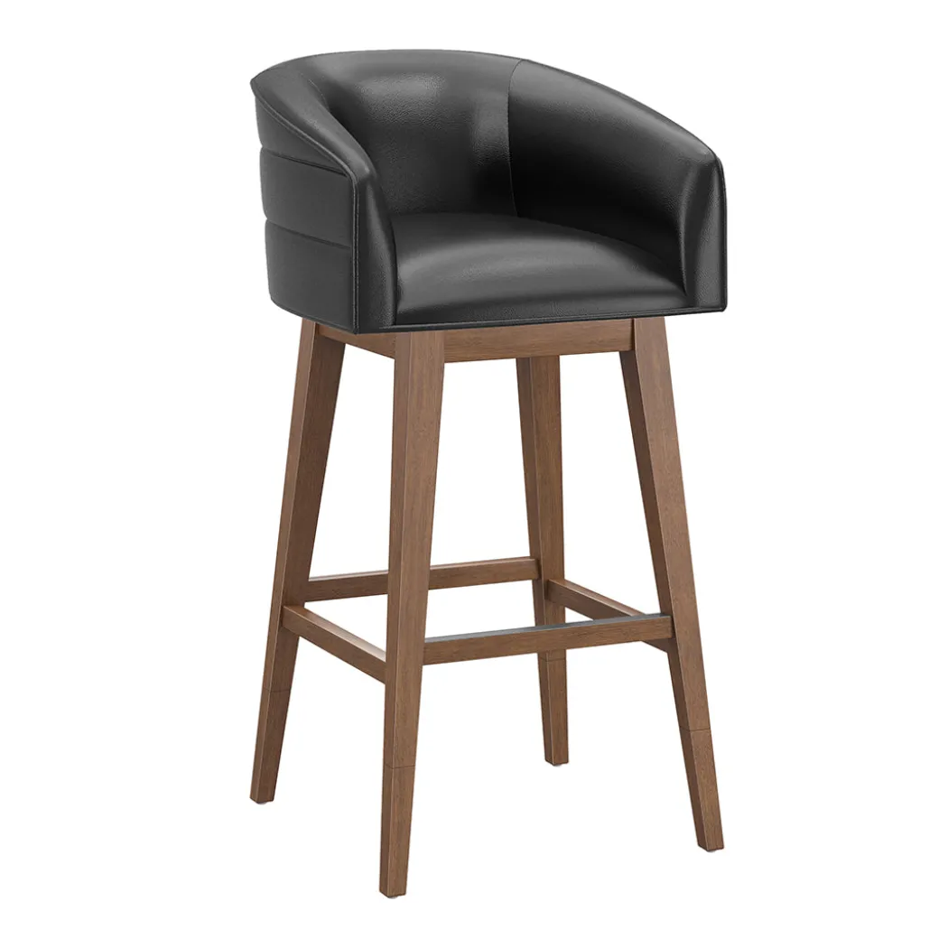 Barrel Bar Stool - Black