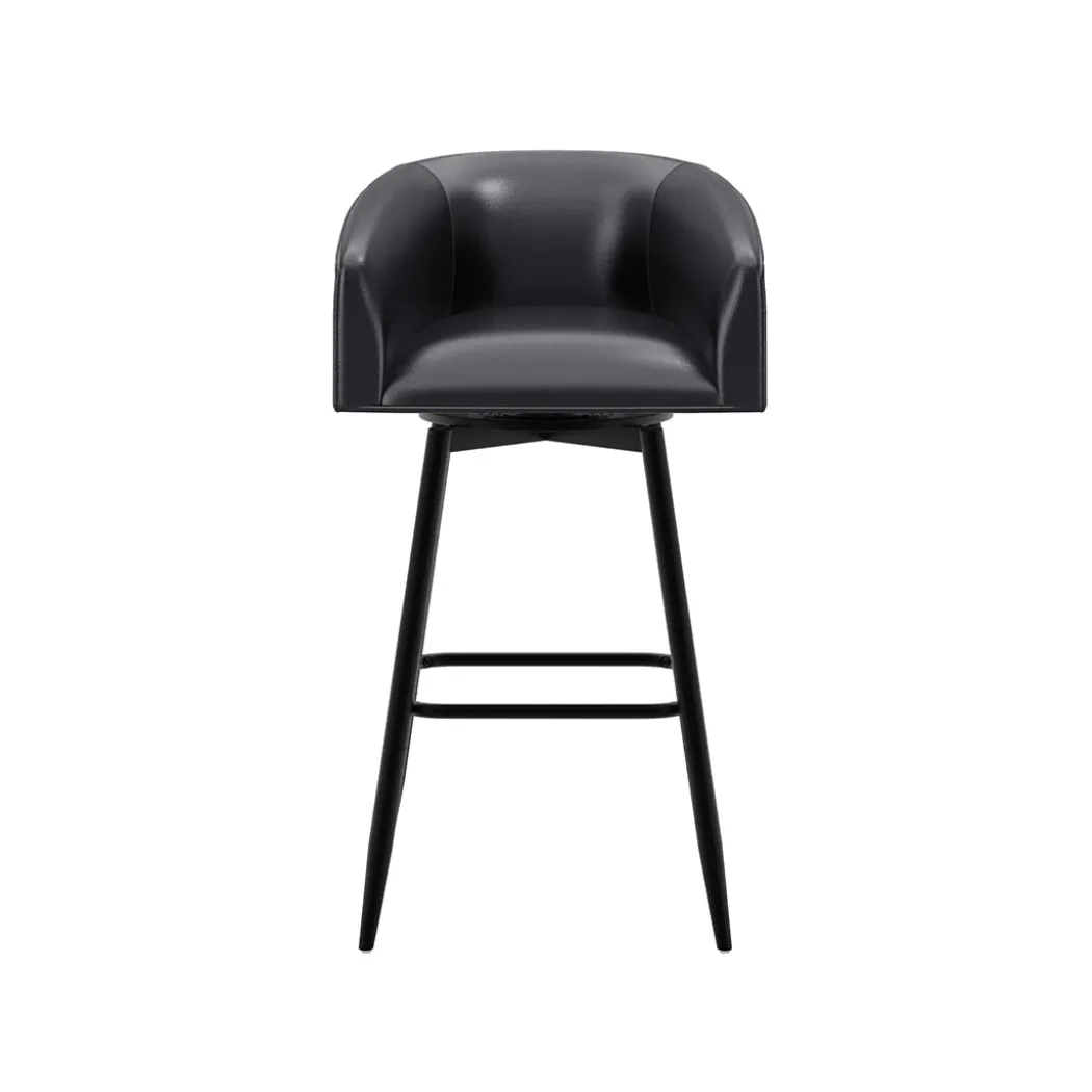Barrel Bar Stool - Black