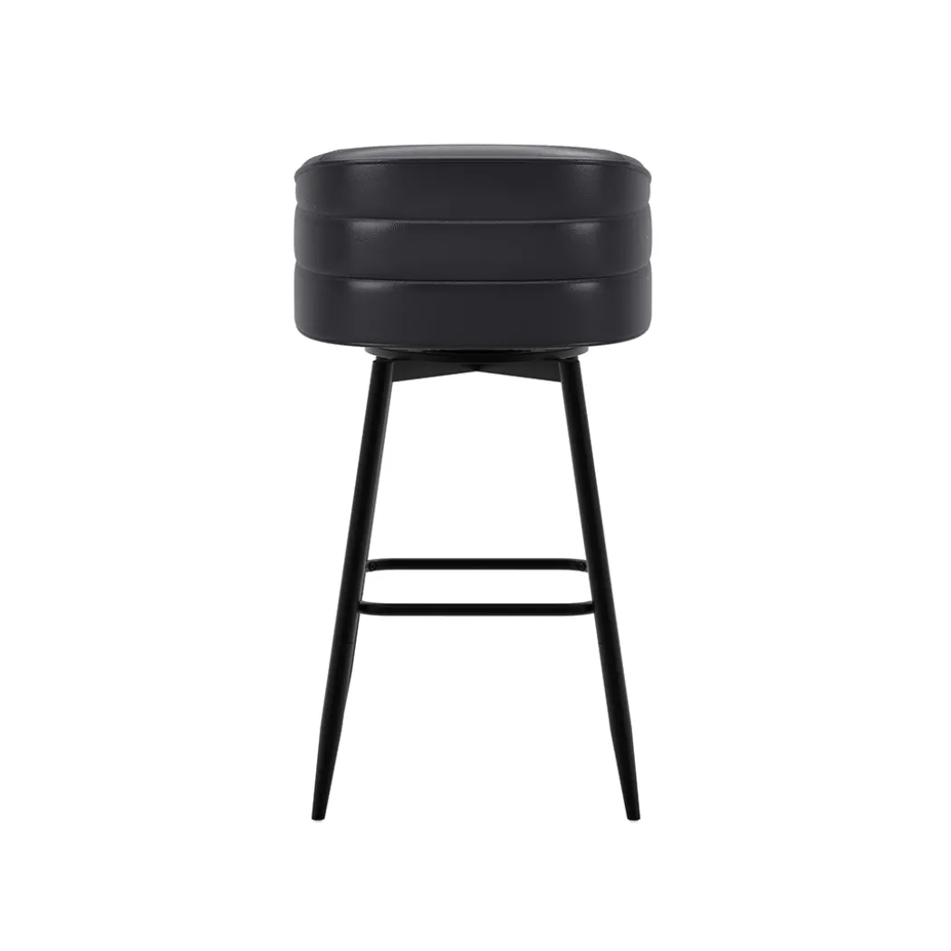 Barrel Bar Stool - Black