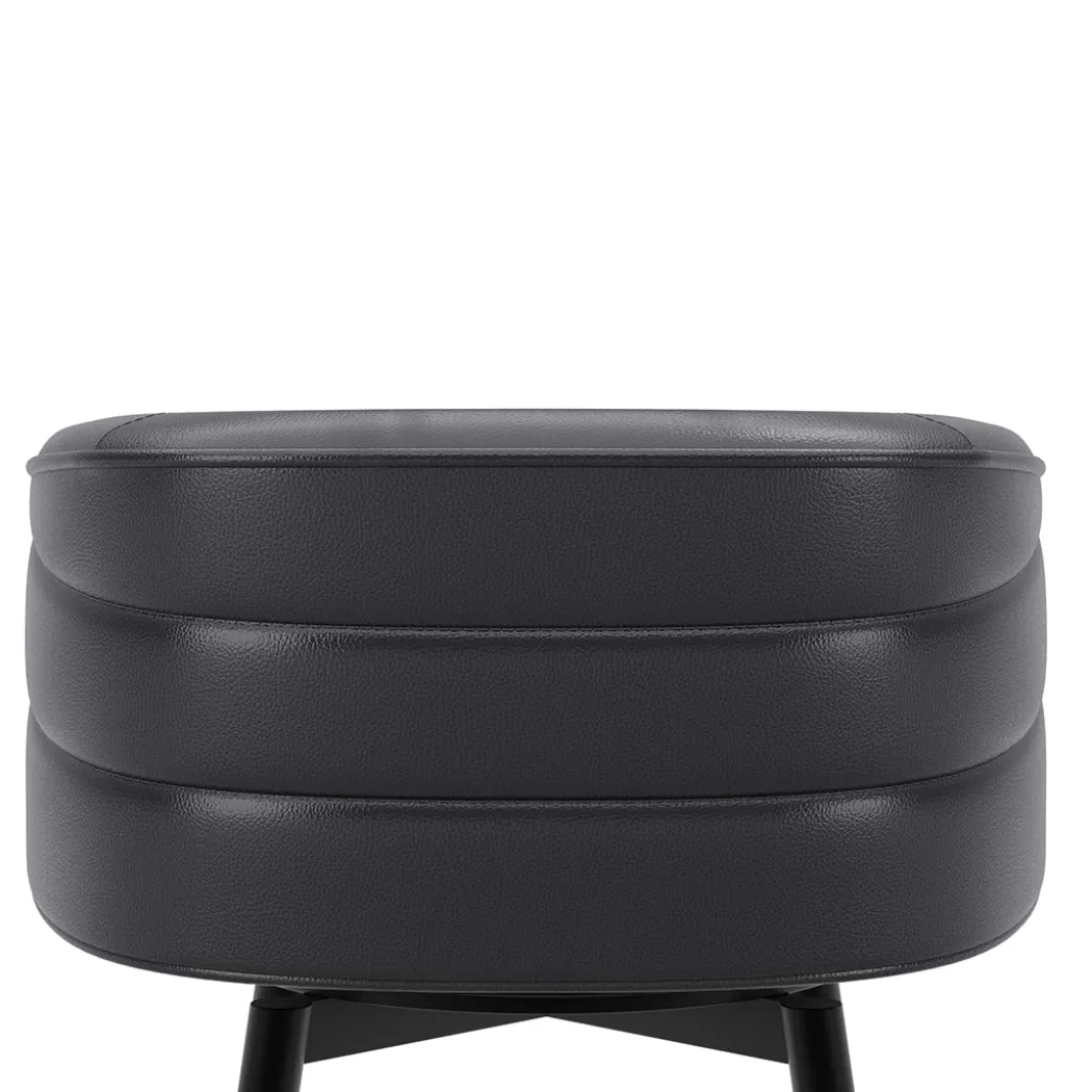 Barrel Bar Stool - Black