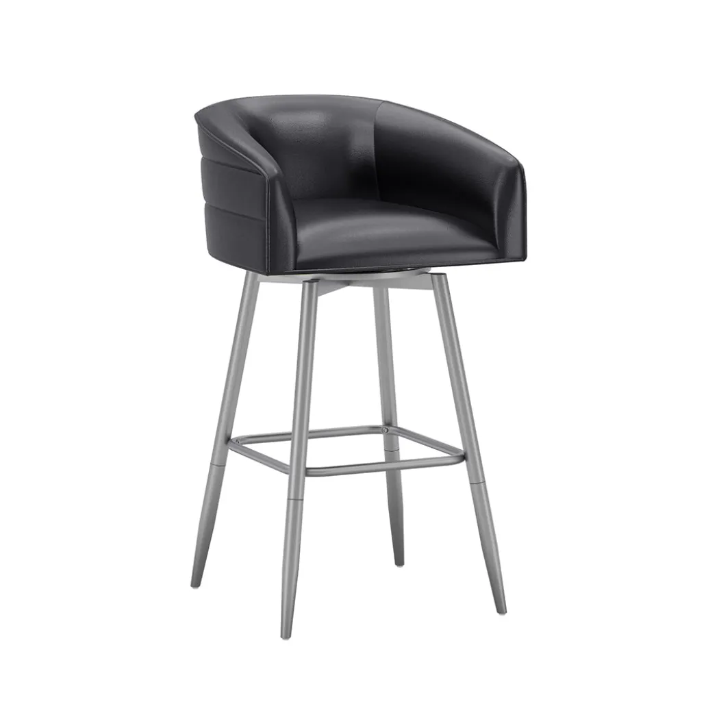 Barrel Bar Stool - Black