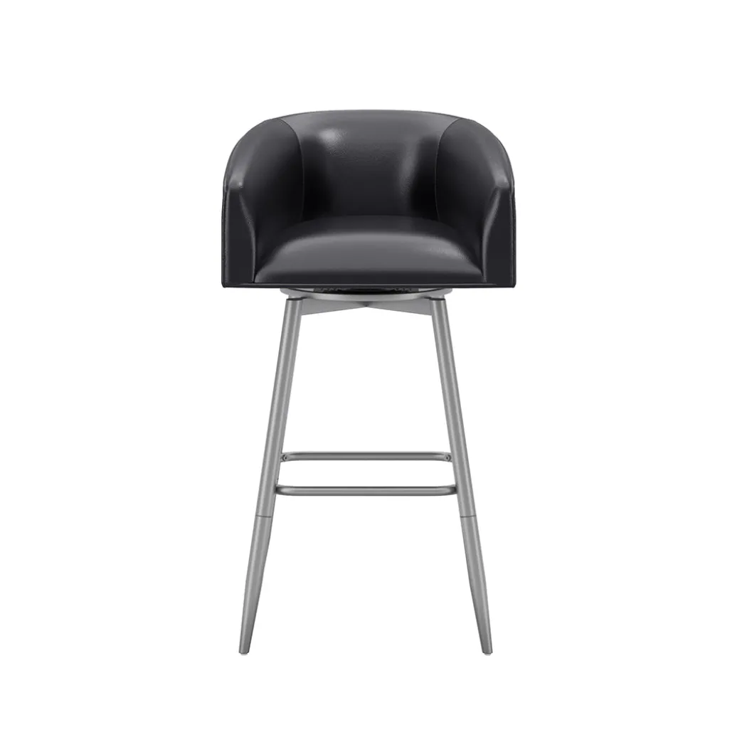 Barrel Bar Stool - Black