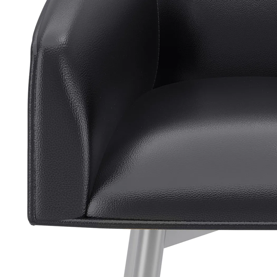 Barrel Bar Stool - Black