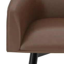 Barrel Bar Stool - Brown