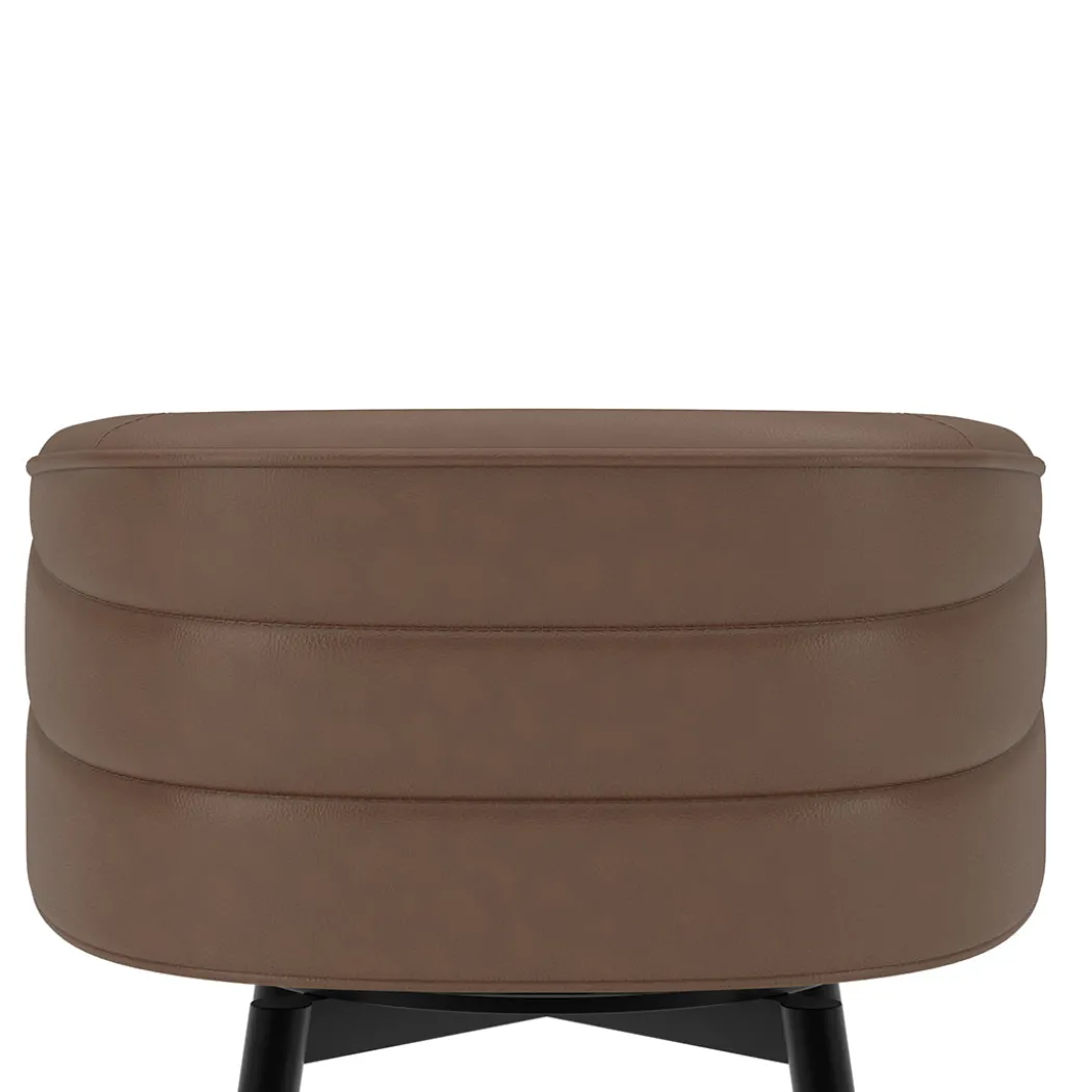 Barrel Bar Stool - Brown