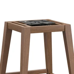 Barrel Bar Stool - Brown