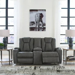 Batavia Pier Reclining Loveseat with Console