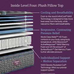 Beautyrest World Class Plush Pillow Top Mattress