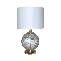 Black & White Ceramic Table Lamp