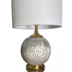 Black & White Ceramic Table Lamp