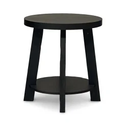 Boho Oval End Table