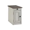 Bolanburg Chairside End Table with USB Ports and Outlets