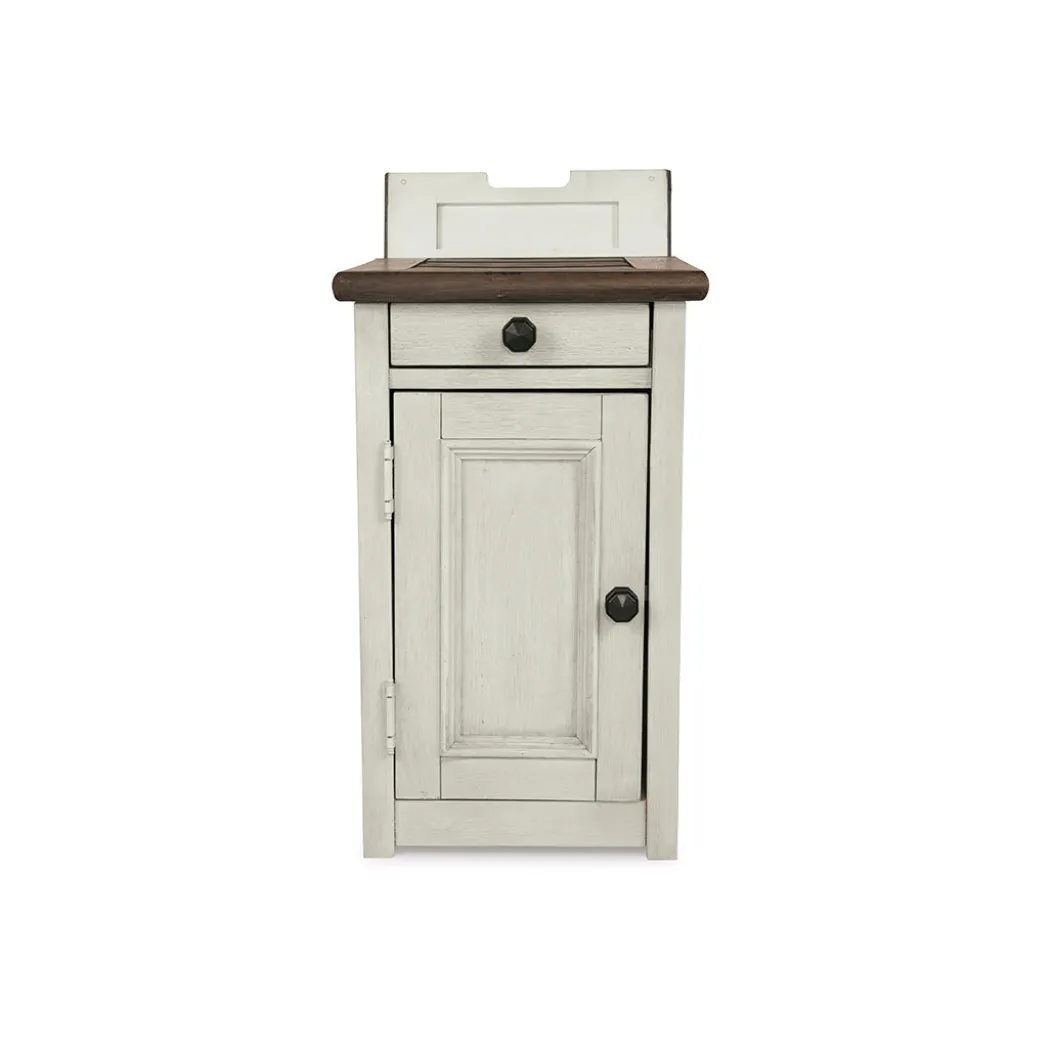 Bolanburg Chairside End Table with USB Ports and Outlets