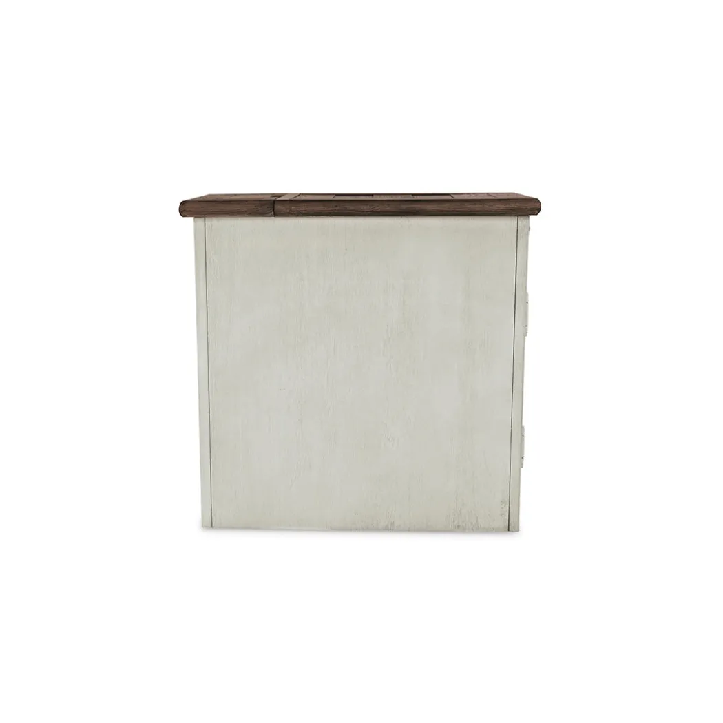 Bolanburg Chairside End Table with USB Ports and Outlets