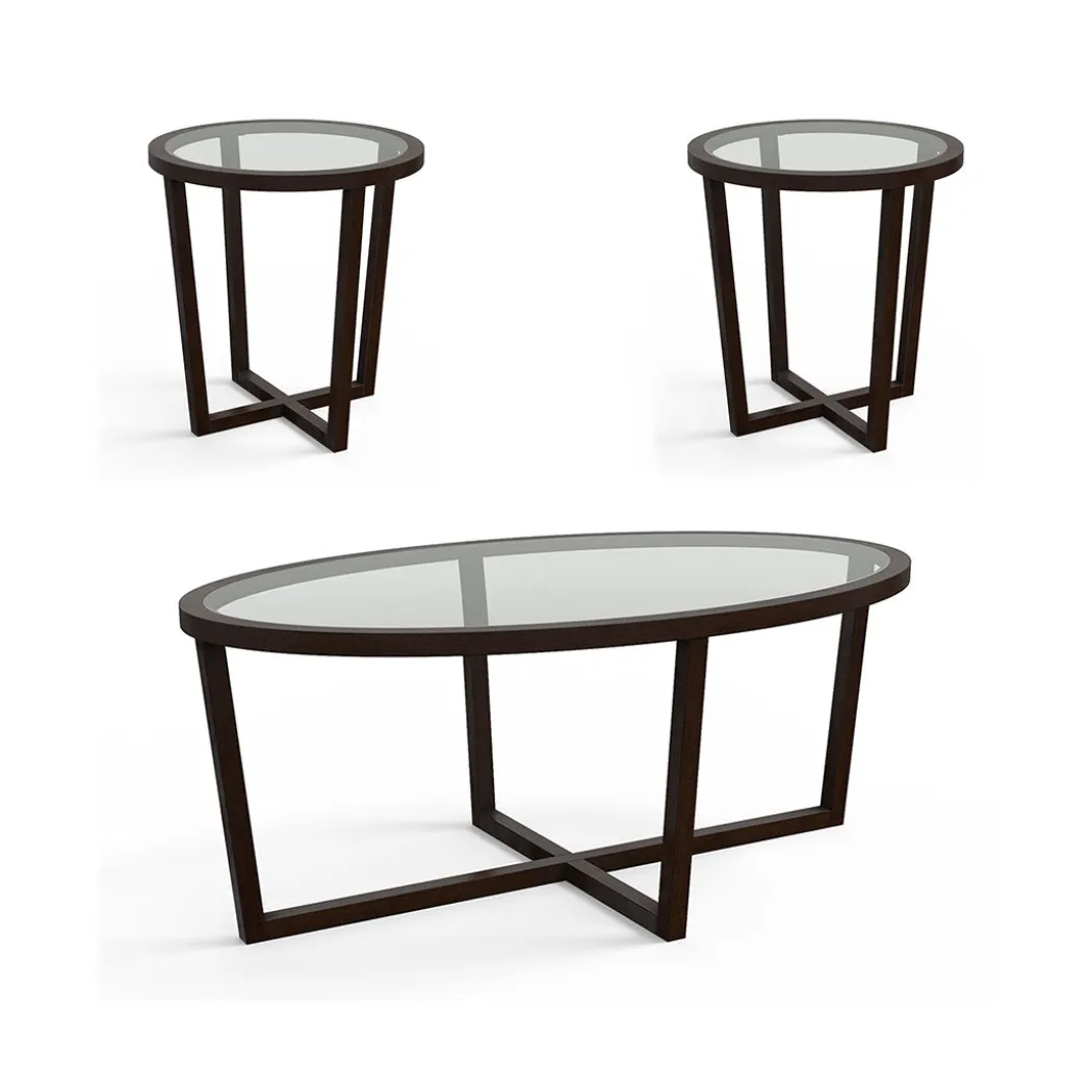 Bowen Table Trio - Brown