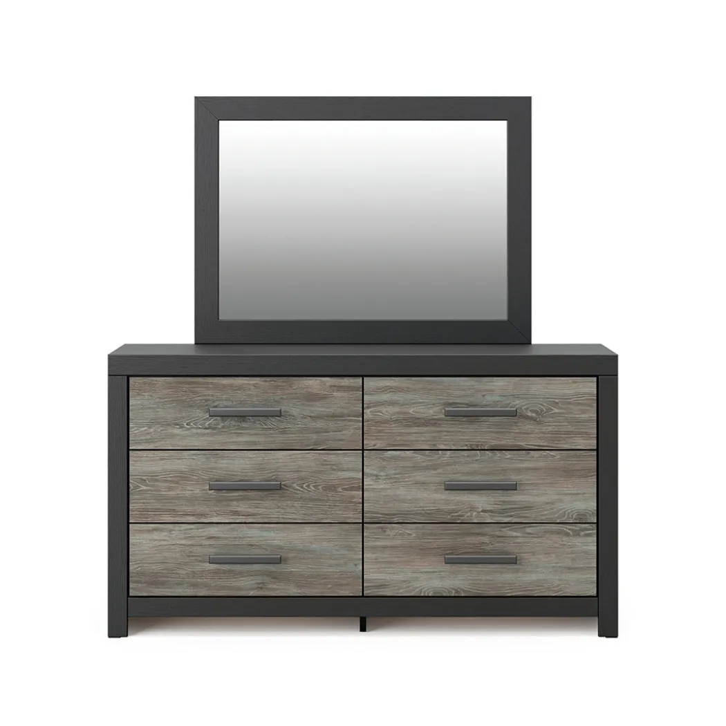 Broachmyn Black Bedroom Group with Mattress & Foundation - Queen