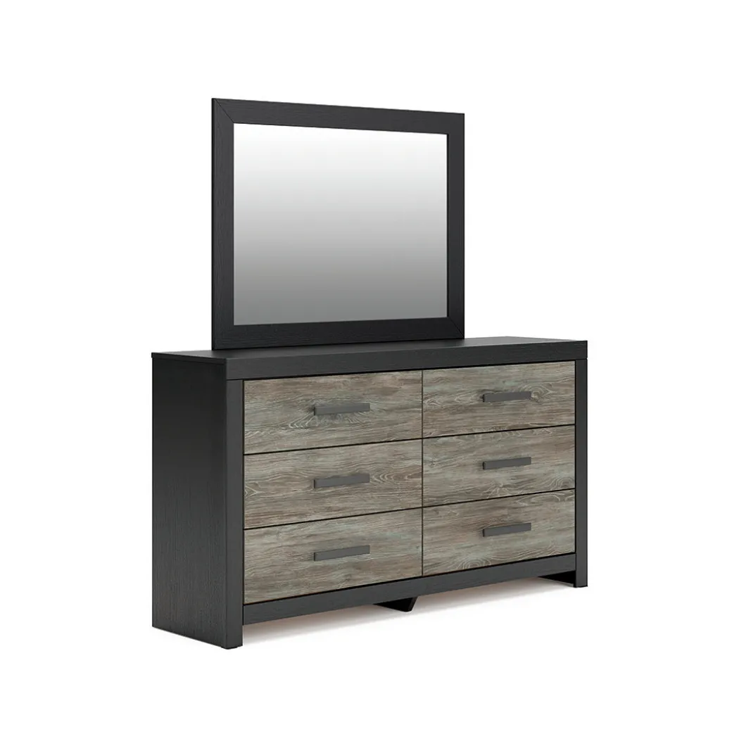 Broachmyn Black Bedroom Group with Mattress & Foundation - Queen