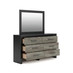 Broachmyn Black Bedroom Group with Mattress & Foundation - Queen
