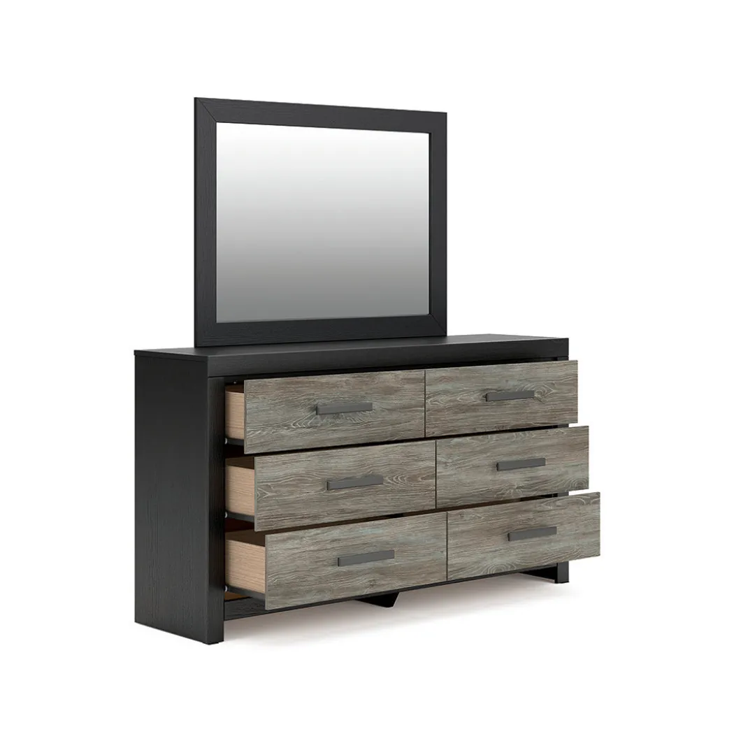 Broachmyn Black Bedroom Group with Mattress & Foundation - Queen