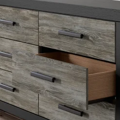 Broachmyn Black Bedroom Group with Mattress & Foundation - Queen