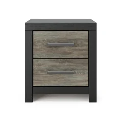 Broachmyn Black Bedroom Group with Mattress & Foundation - Queen