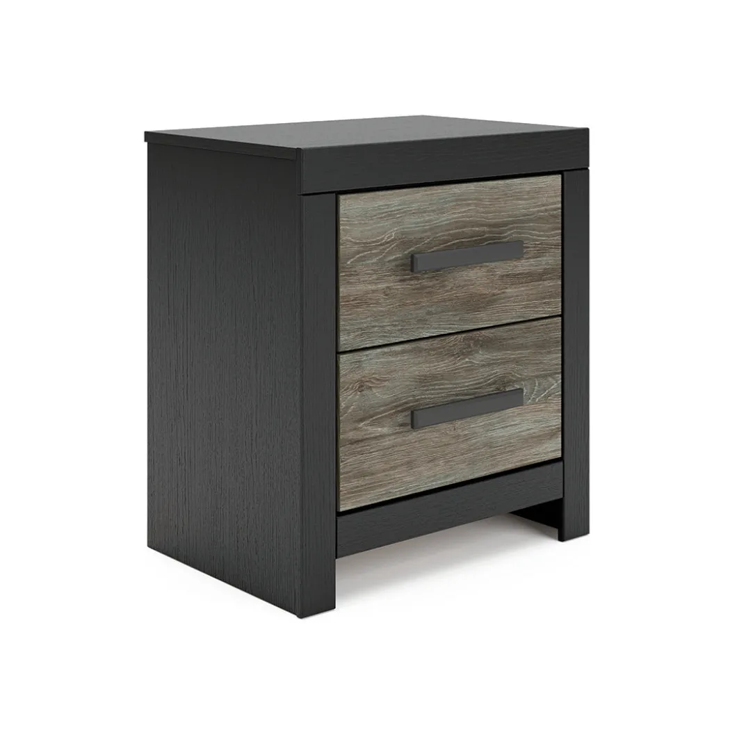 Broachmyn Black Bedroom Group with Mattress & Foundation - Queen