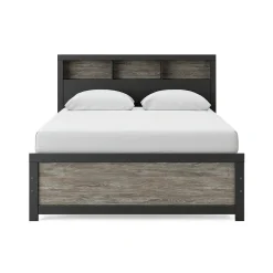 Broachmyn Black Bedroom Group with Mattress & Foundation - Queen