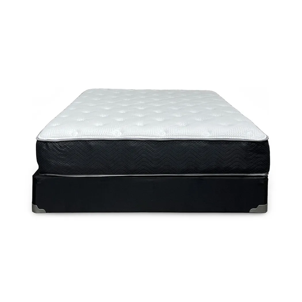 Broachmyn Black Bedroom Group with Mattress & Foundation - Queen