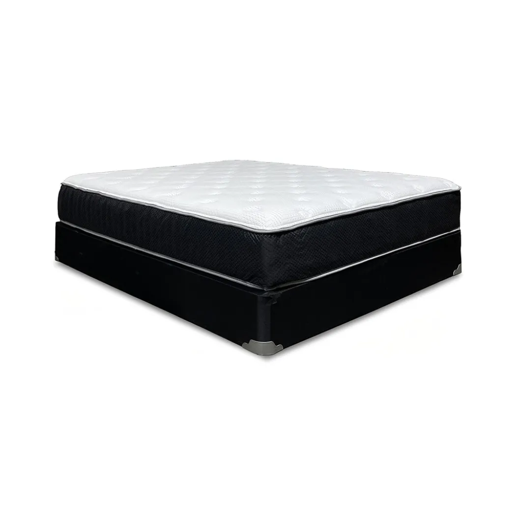 Broachmyn Black Bedroom Group with Mattress & Foundation - Queen