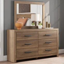 Broachmyn Mirror - Brown