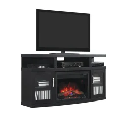 Cantilever Fireplace TV Stand