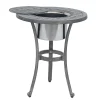 Castlerock Outdoor Ice Bucket Accent Table