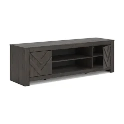 Cayboni Black TV Stand - 71 Inches