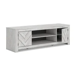 Cayboni White TV Stand - 71 Inches