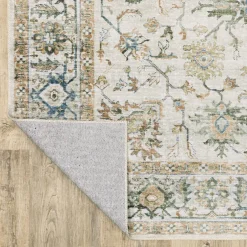 Charleston Ivory Washable Rug