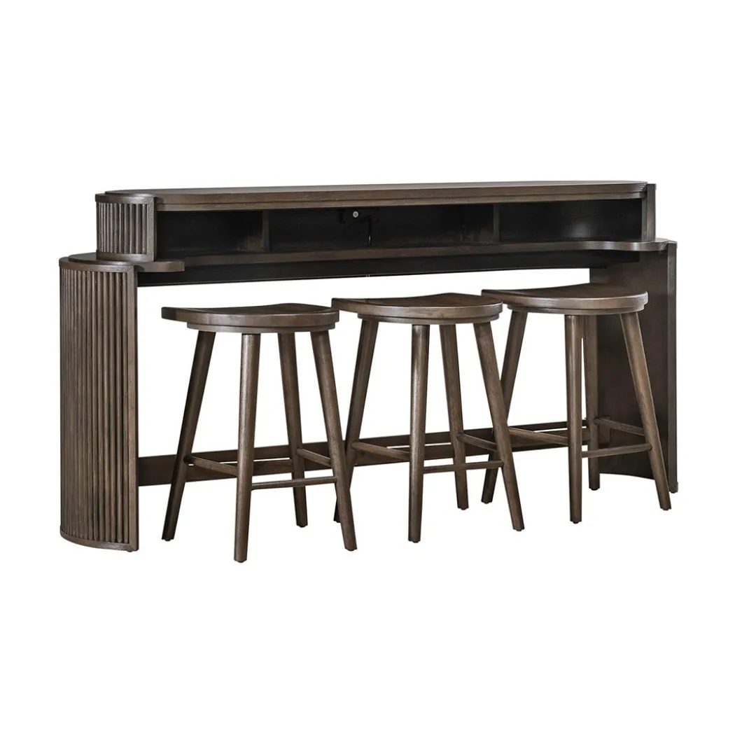 City View Console Table with Stools