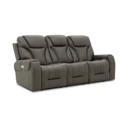 Clark Zero-G Home Theater Leather Sofa