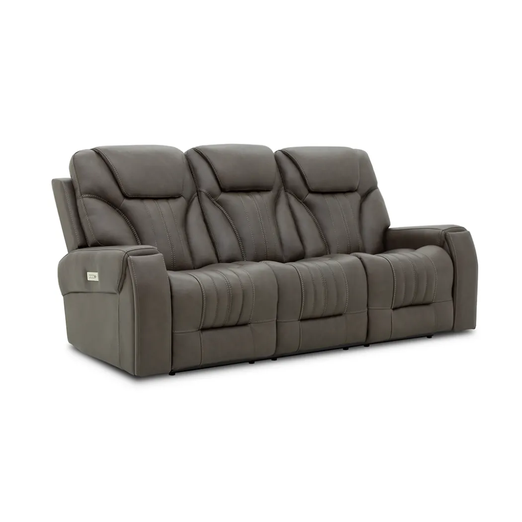 Clark Zero-G Home Theater Leather Sofa