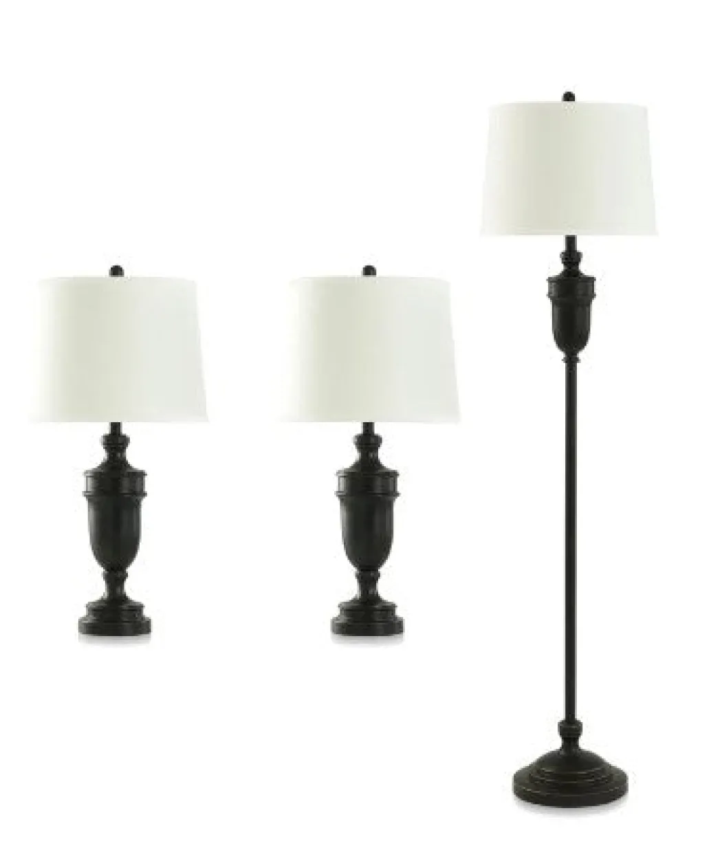 Classic Bronze Lamp Trio