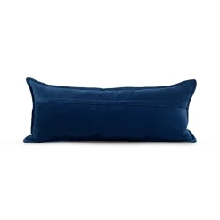 Cotton Velvet Pillow - Blue
